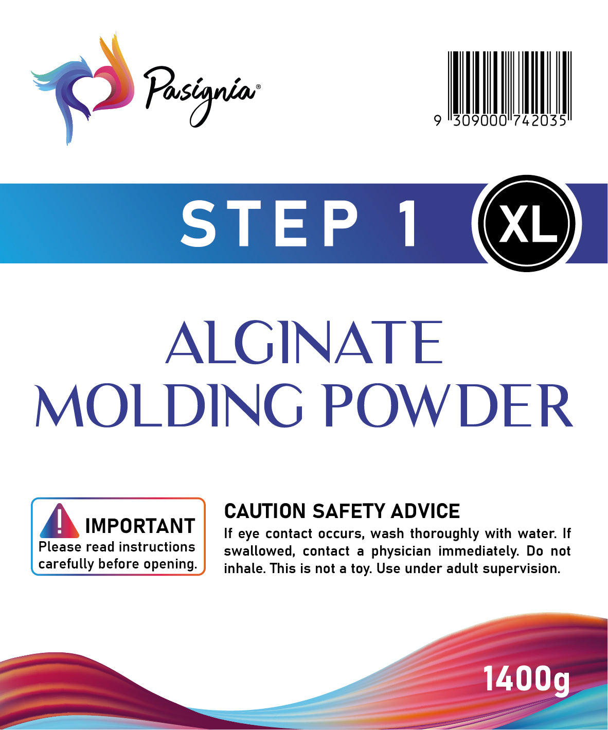 LifeMold Alginate Molding Powder - Non-Toxic Hand Guinea