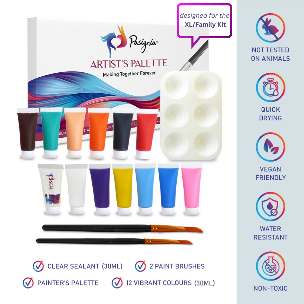 Artist's Palette Paint Set for XL/Family casting kits